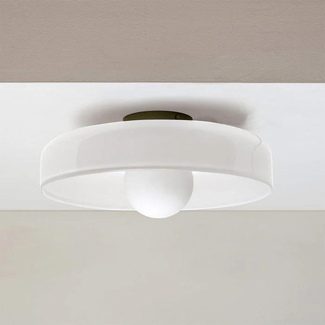 Nowoczesna Okrągła Lampa Sufitowa do Kuchni z Wbudowanym Oświetleniem LED – widok produktu 22 | Nuvira Home