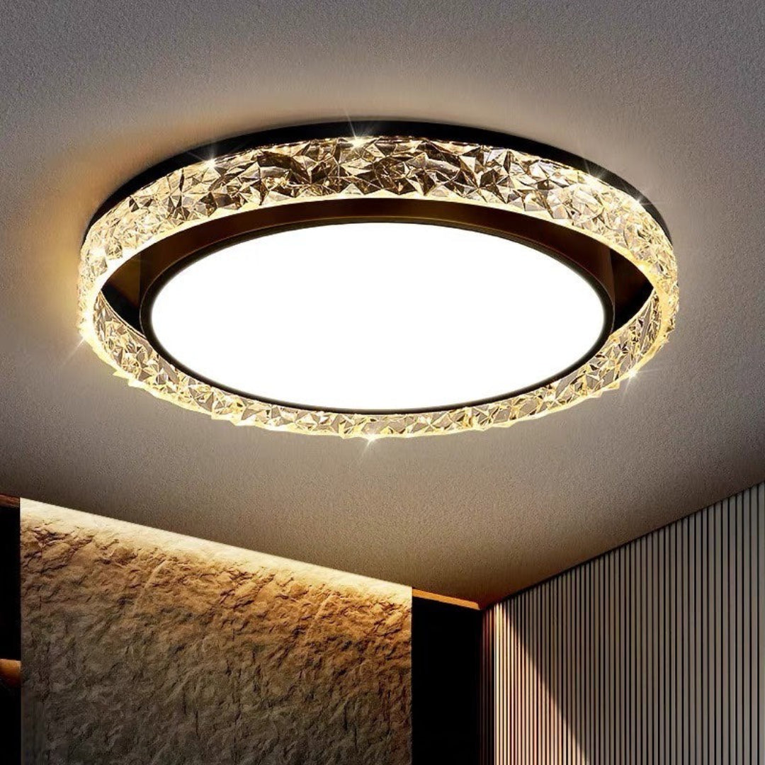 Nowoczesna okrągła lampa sufitowa – widok produktu 5 | Nuvira Home