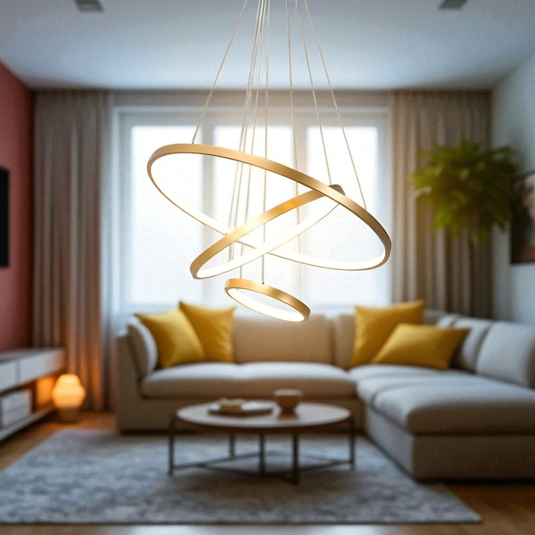 Nowoczesna Okrągła Lampa Sufitowa – Stylowa – widok produktu 1 | Nuvira Home
