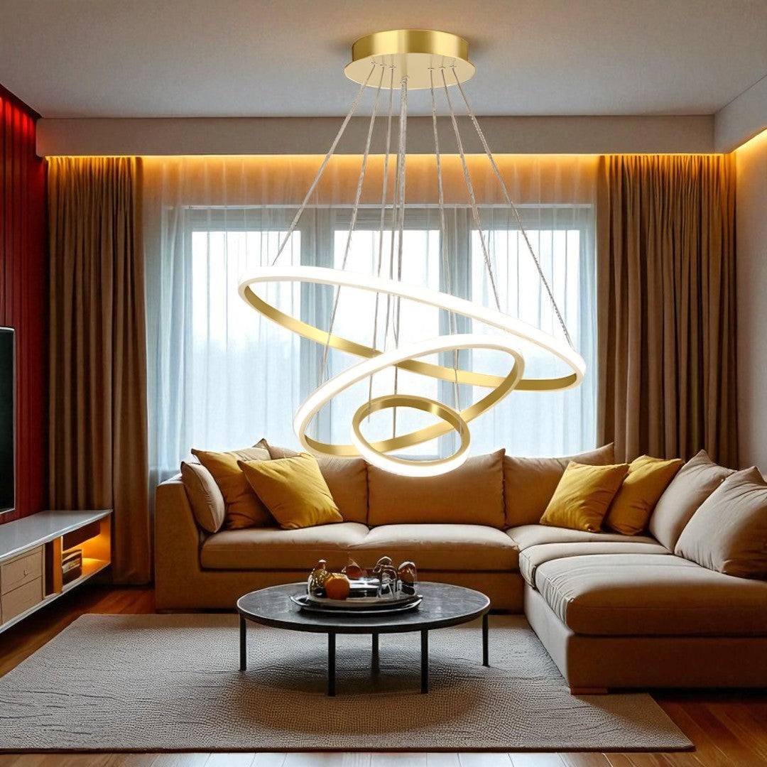 Nowoczesna Okrągła Lampa Sufitowa – Stylowa – widok produktu 5 | Nuvira Home