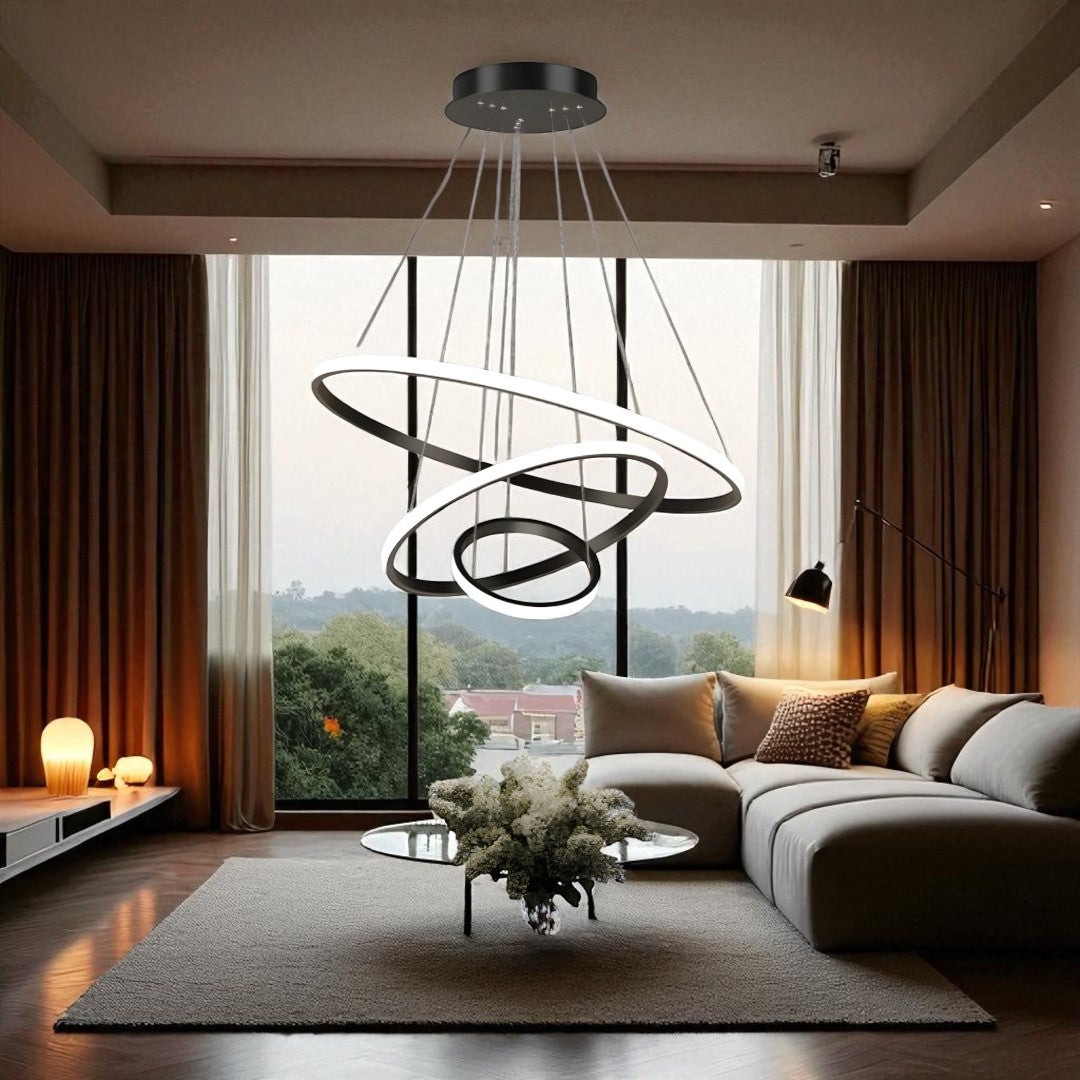 Nowoczesna Okrągła Lampa Sufitowa – Stylowa – widok produktu 8 | Nuvira Home