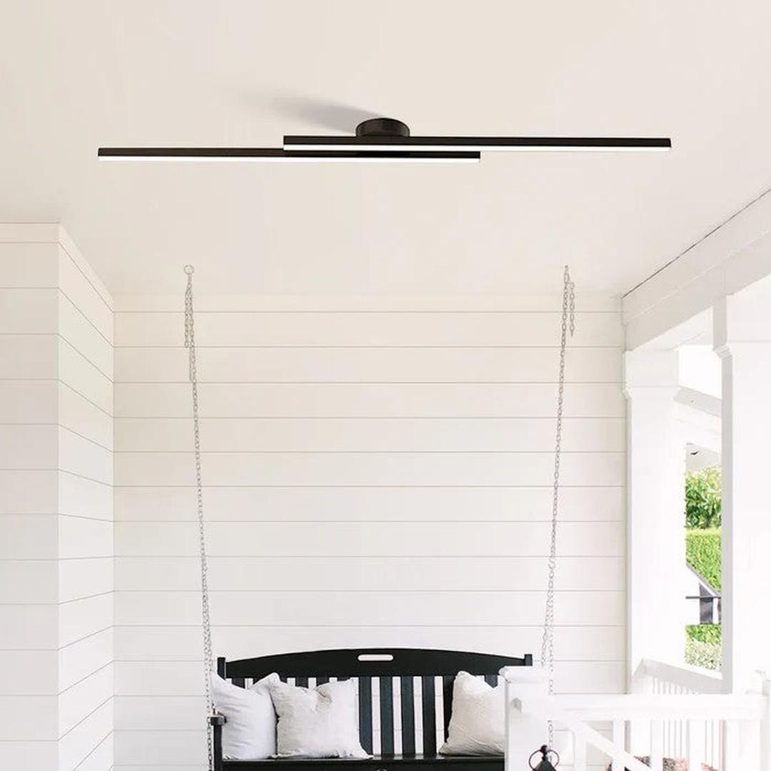 Nowoczesna Podłużna Lampa Sufitowa z Aluminium z Oświetleniem LED – widok produktu 30 | Nuvira Home