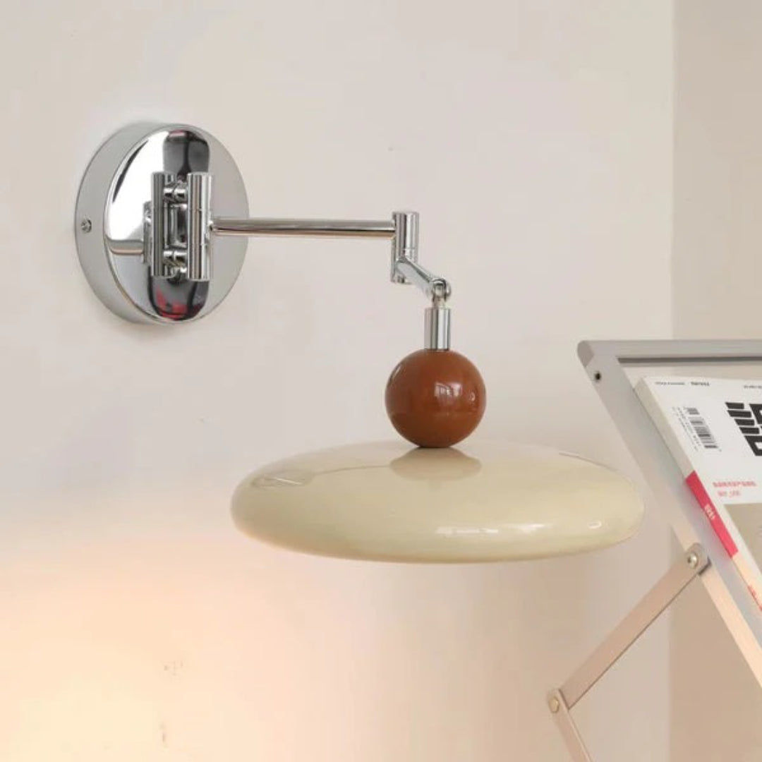 Nowoczesna regulowana szklana lampa ścienna – widok produktu 10 | Nuvira Home