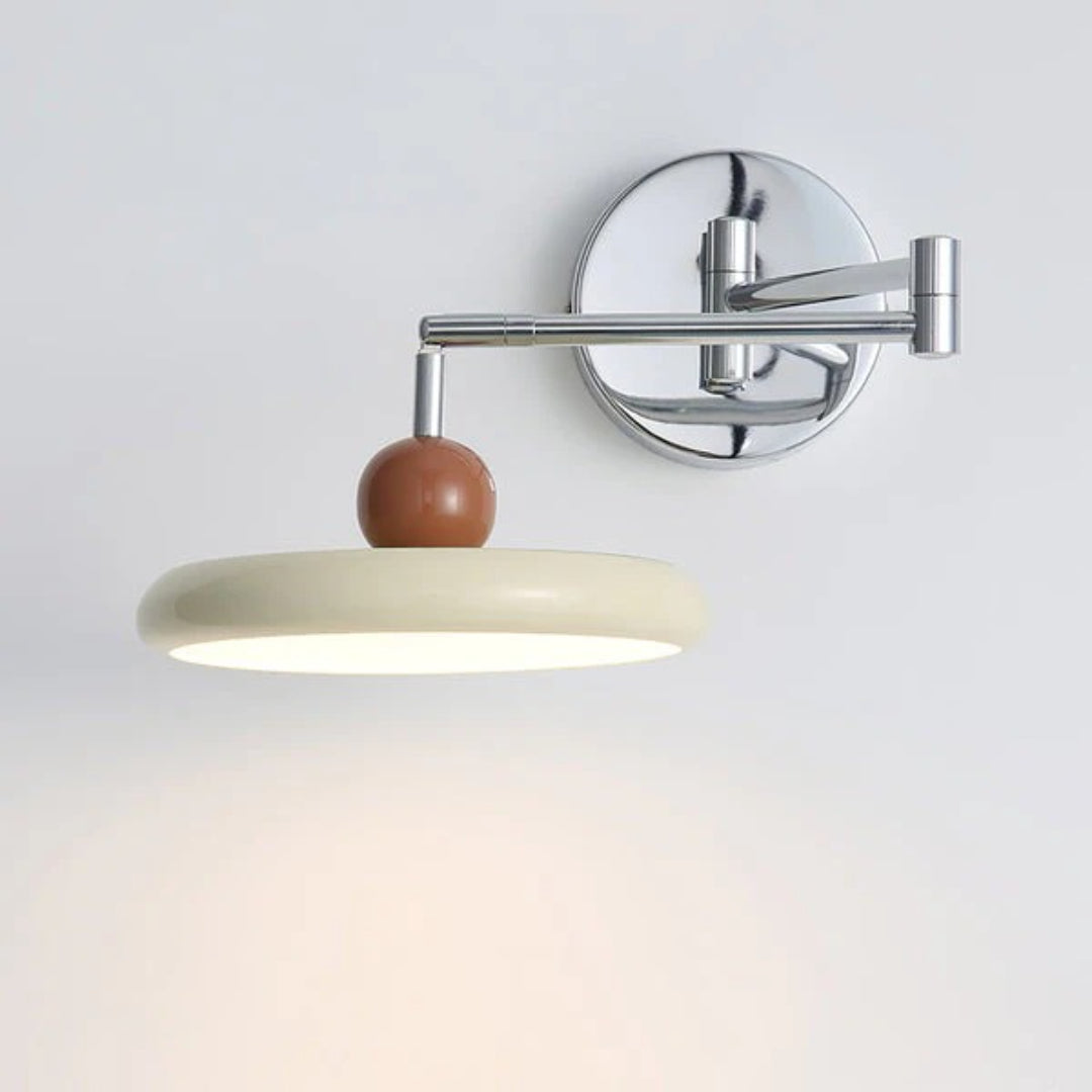 Nowoczesna regulowana szklana lampa ścienna – widok produktu 12 | Nuvira Home