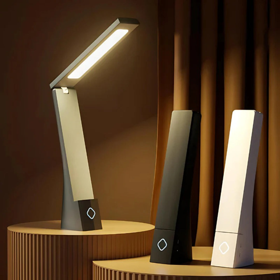 Nowoczesna składana lampka stołowa LED – widok produktu 1 | Nuvira Home