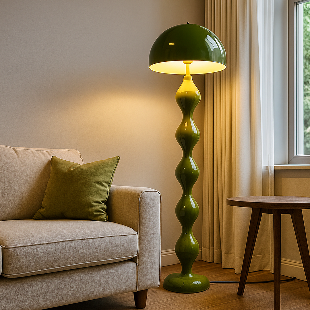 Nowoczesna smukła lampa podłogowa – Styl skandynawski do wnętrz – widok produktu 4 | Nuvira Home