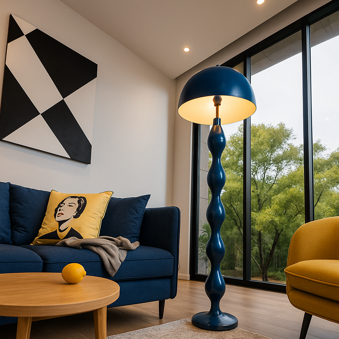 Nowoczesna smukła lampa podłogowa – Styl skandynawski do wnętrz – widok produktu 17 | Nuvira Home