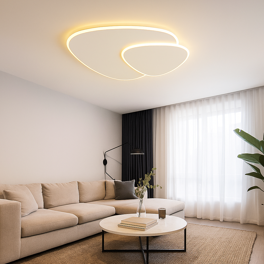 Nowoczesna Smukła Lampa Sufitowa Natynkowa – LED – widok produktu 1 | Nuvira Home