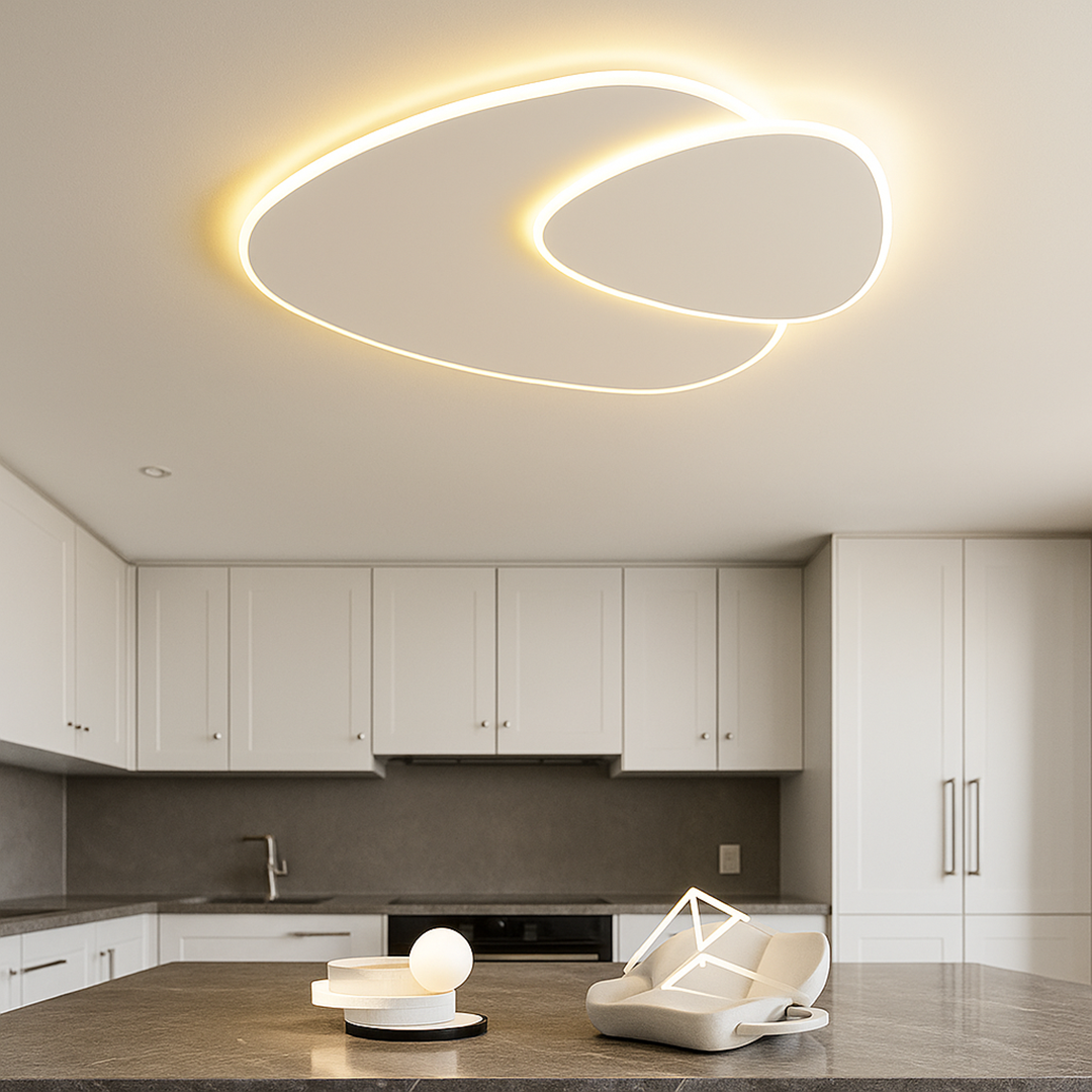 Nowoczesna Smukła Lampa Sufitowa Natynkowa – LED – widok produktu 2 | Nuvira Home