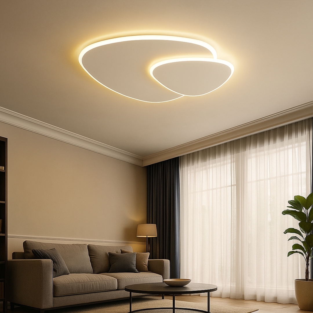Nowoczesna Smukła Lampa Sufitowa Natynkowa – LED – widok produktu 4 | Nuvira Home