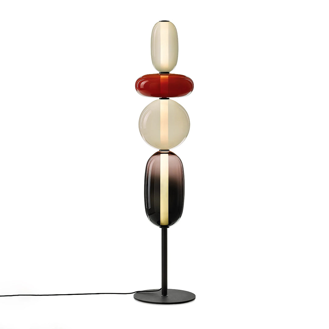 Nowoczesna szklana lampa podłogowa – widok produktu 29 | Nuvira Home