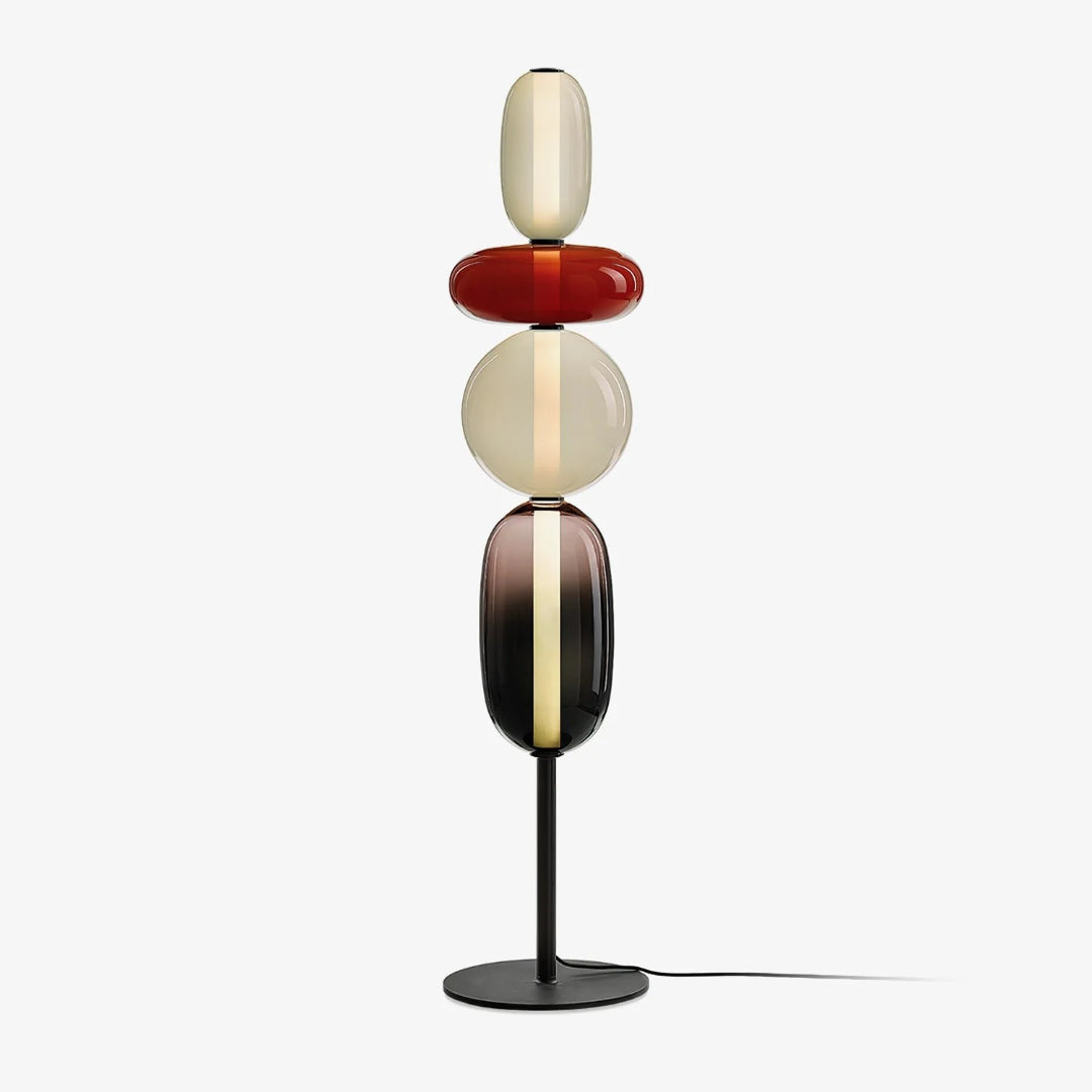 Nowoczesna szklana lampa podłogowa – widok produktu 34 | Nuvira Home