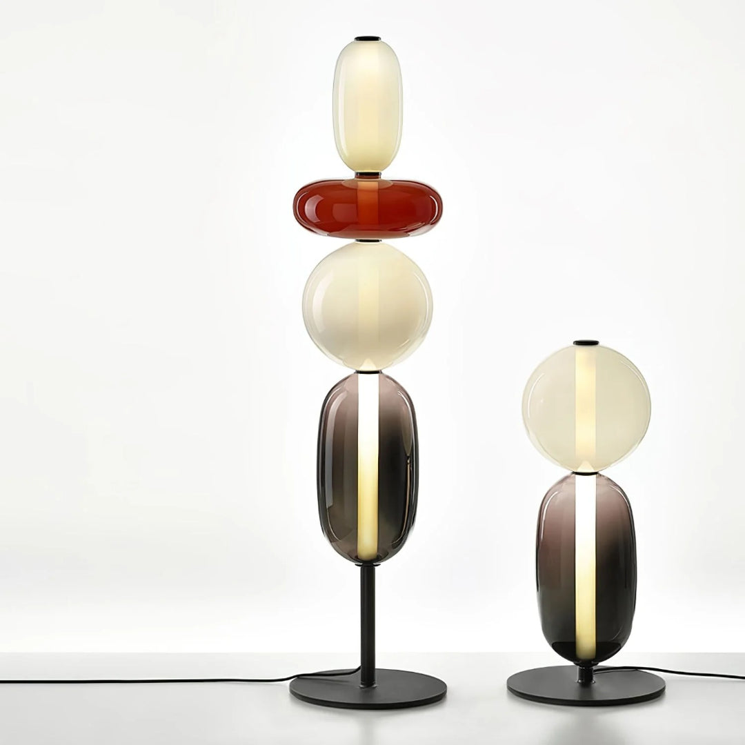 Nowoczesna szklana lampa podłogowa – widok produktu 36 | Nuvira Home