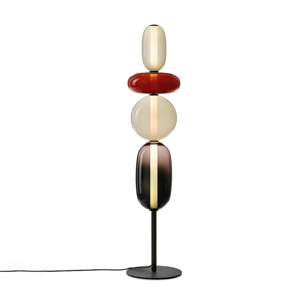 Nowoczesna szklana lampa podłogowa – widok produktu 42 | Nuvira Home