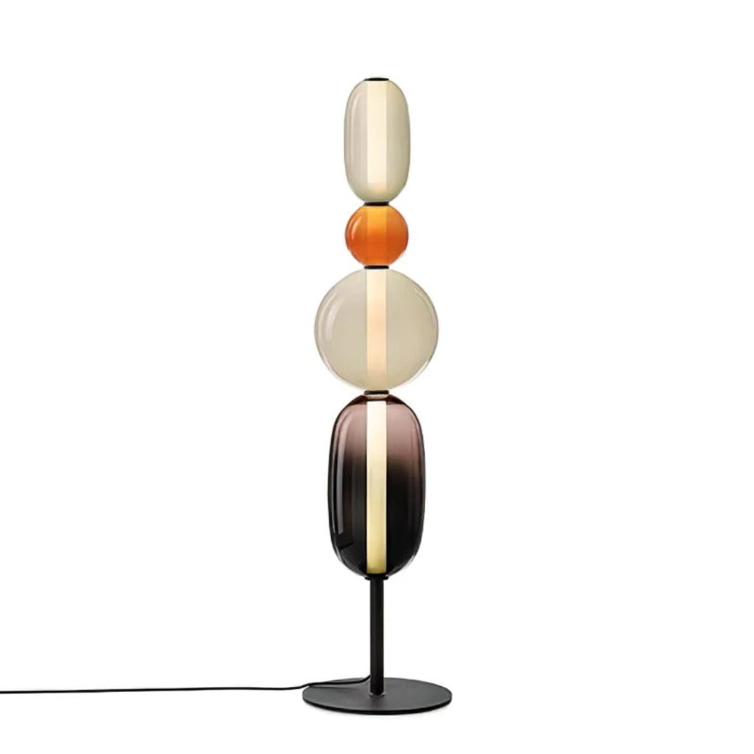 Nowoczesna szklana lampa podłogowa – widok produktu 43 | Nuvira Home