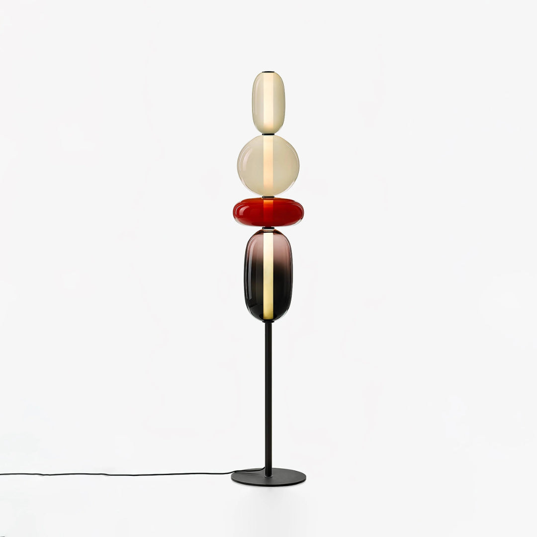 Nowoczesna szklana lampa podłogowa – widok produktu 44 | Nuvira Home