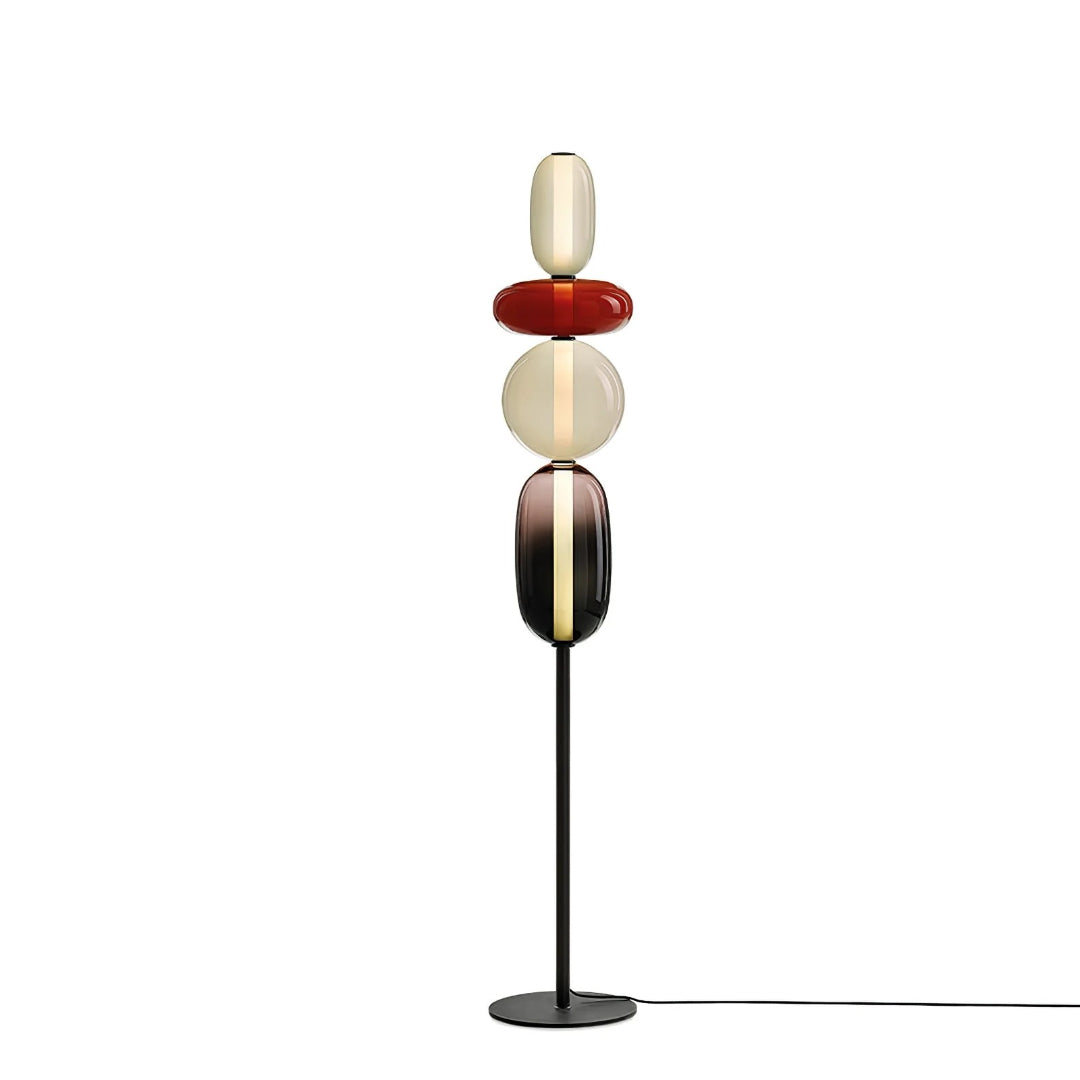Nowoczesna szklana lampa podłogowa – widok produktu 45 | Nuvira Home