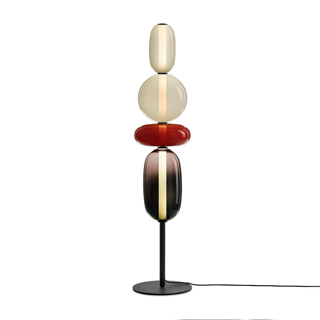 Nowoczesna szklana lampa podłogowa – widok produktu 46 | Nuvira Home
