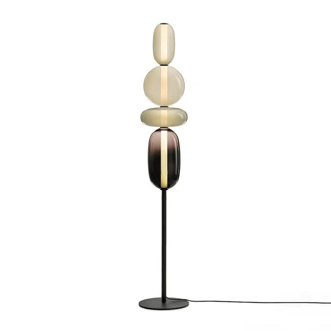 Nowoczesna szklana lampa podłogowa – widok produktu 48 | Nuvira Home