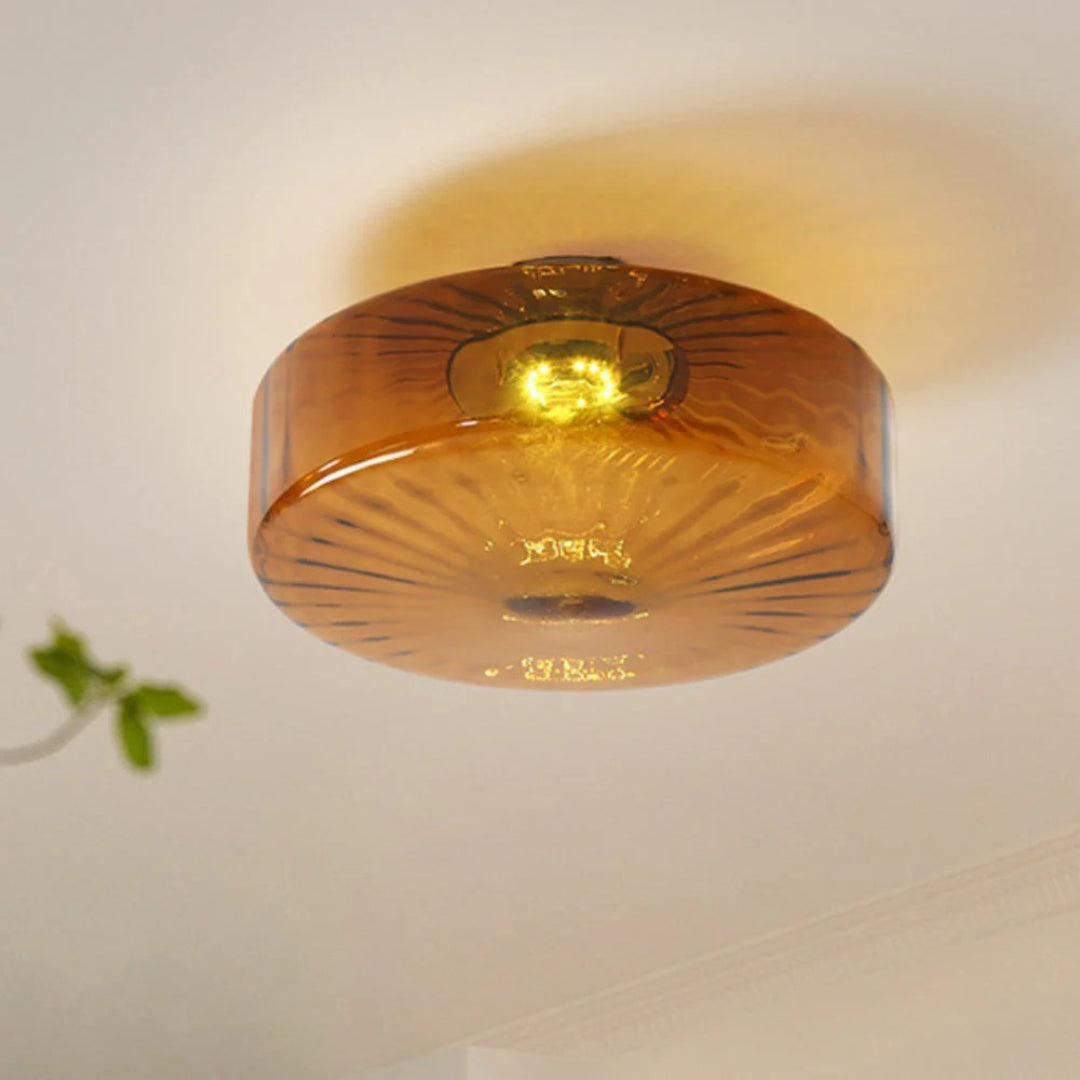 Nowoczesna szklana lampa sufitowa – widok produktu 3 | Nuvira Home