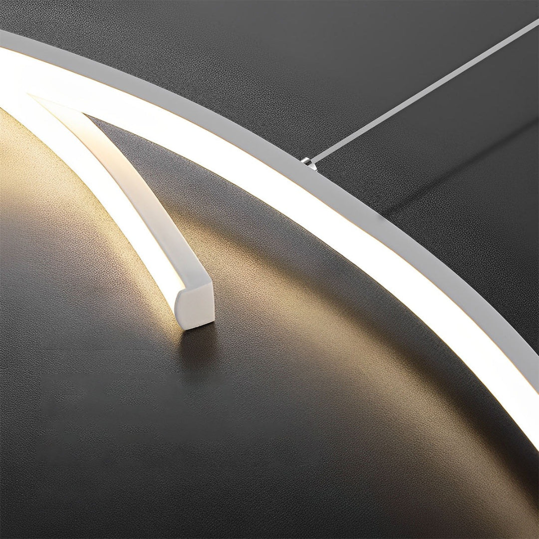 Nowoczesny falisty żyrandol LED – widok produktu 9 | Nuvira Home