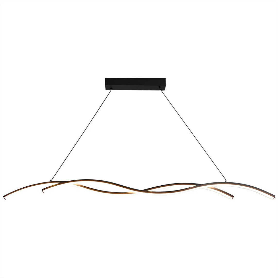 Nowoczesny falisty żyrandol LED – widok produktu 10 | Nuvira Home