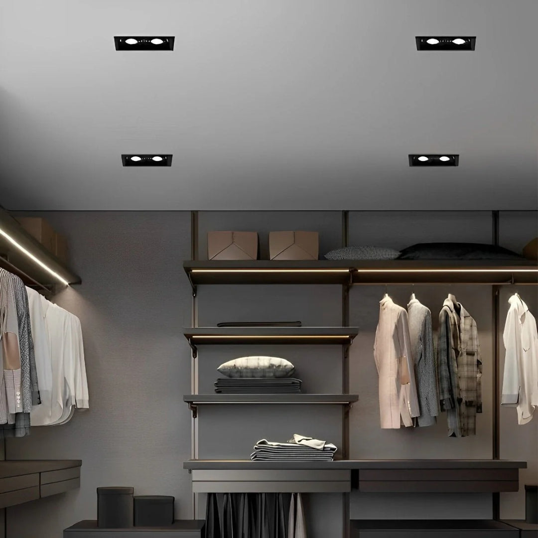 Nowoczesny regulowany wpuszczany reflektor LED – widok produktu 7 | Nuvira Home