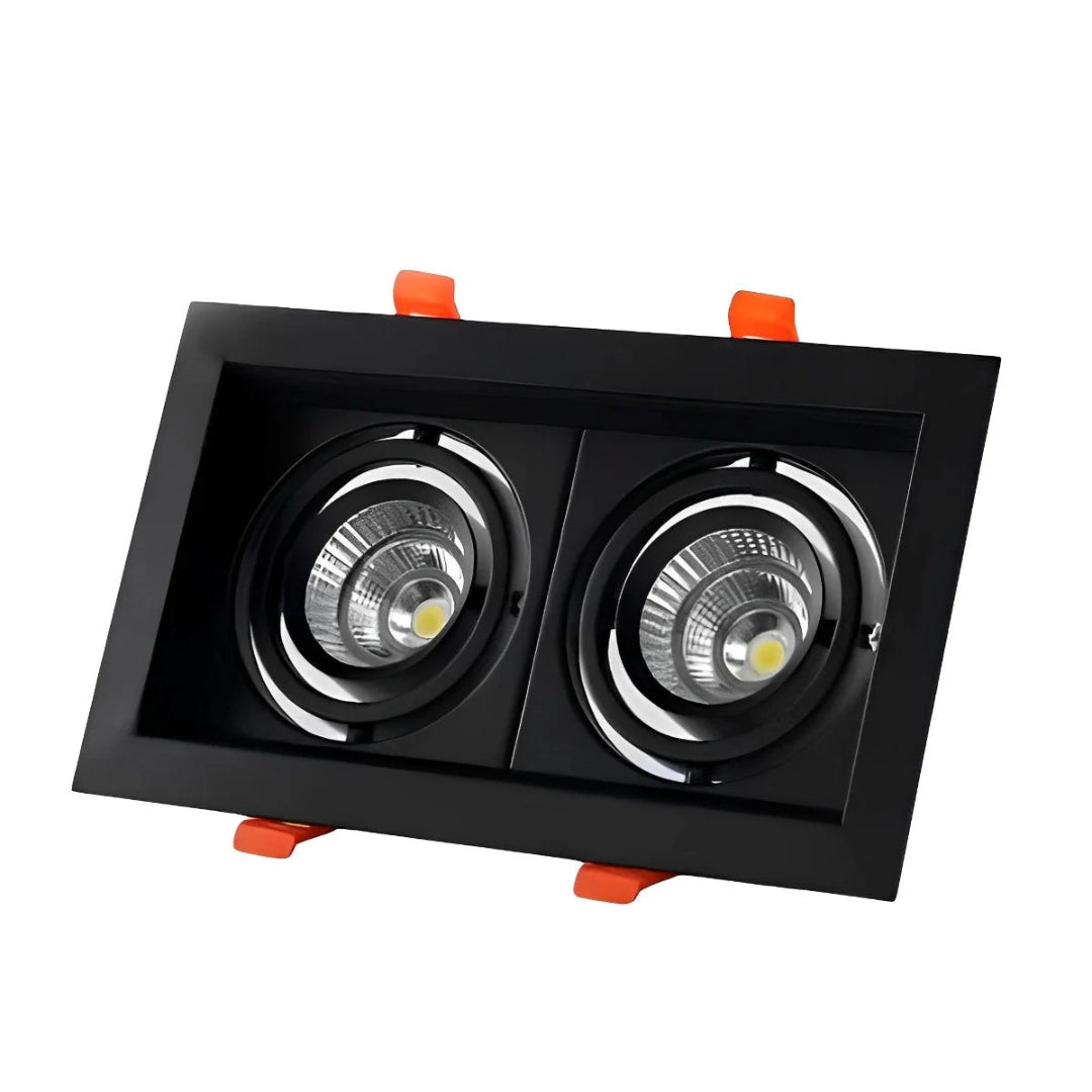 Nowoczesny regulowany wpuszczany reflektor LED – widok produktu 9 | Nuvira Home