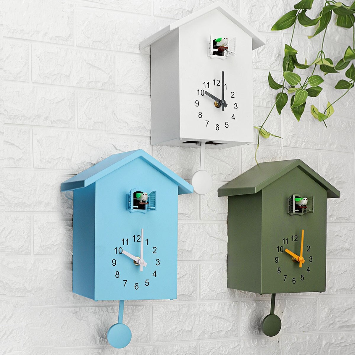 Nowoczesny Zegar z Kukułką – widok produktu 4 | Nuvira Home