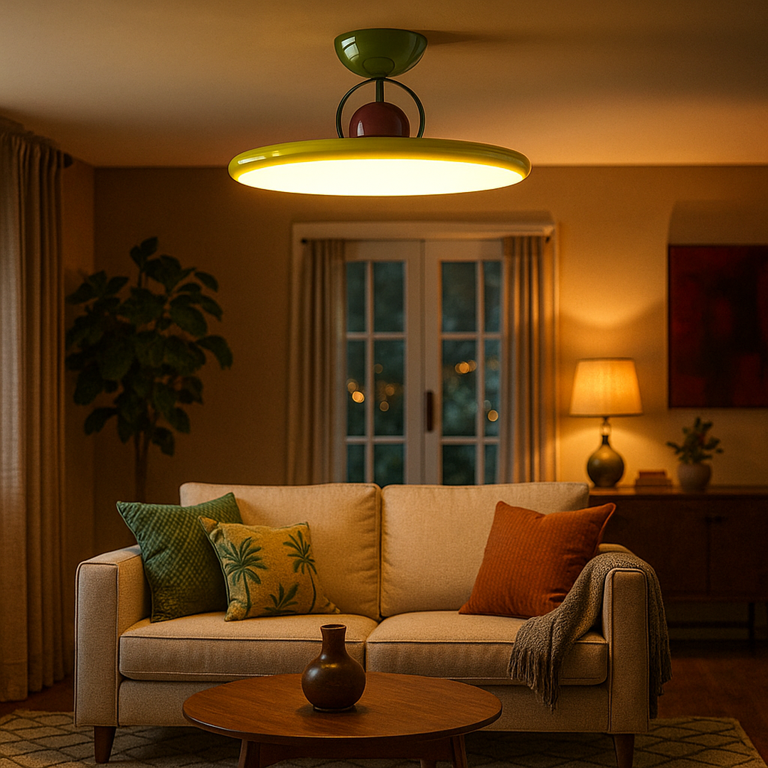 Okrągła Lampa Sufitowa Do Domu – Nowoczesna – widok produktu 1 | Nuvira Home
