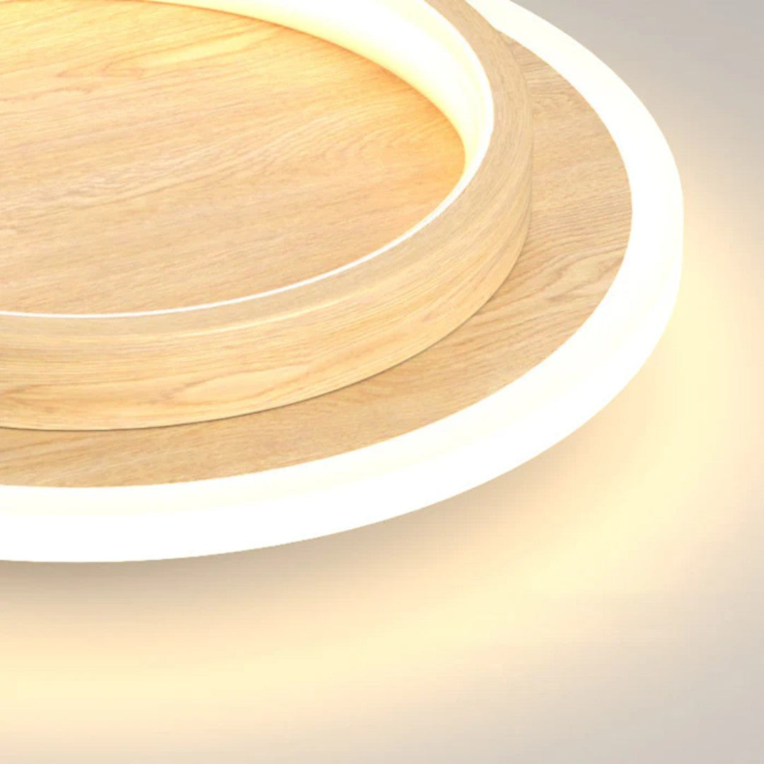Okrągła Lampa Sufitowa LED do Przedpokoju z Metalu i Akrylu – widok produktu 20 | Nuvira Home