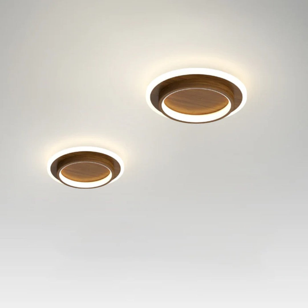 Okrągła Lampa Sufitowa LED do Przedpokoju z Metalu i Akrylu – widok produktu 28 | Nuvira Home