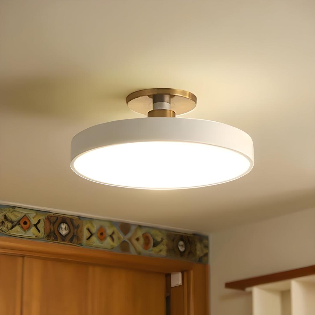 Okrągła Lampa Sufitowa LED – Nowoczesne Wnętrza – widok produktu 4 | Nuvira Home