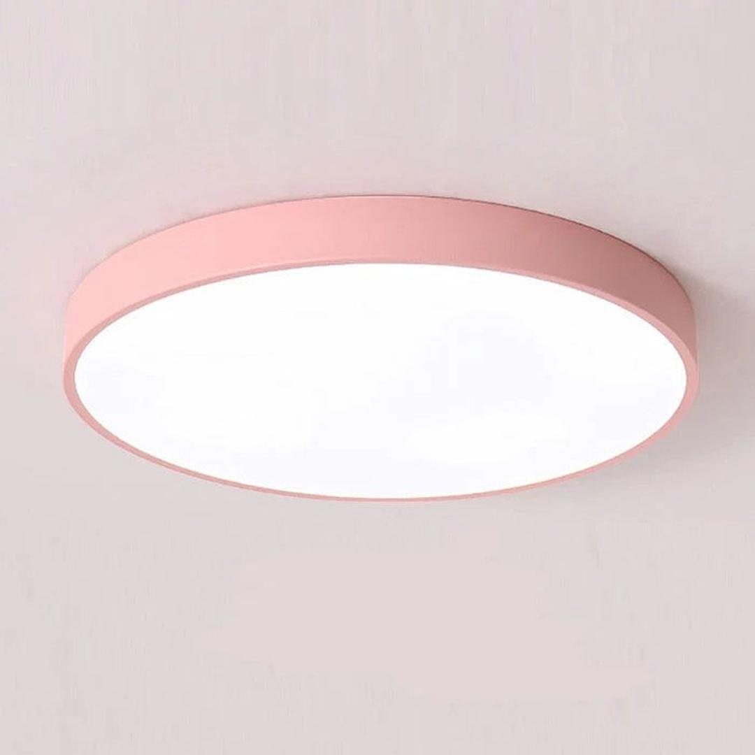 Okrągła lampa sufitowa LED w nowoczesnym stylu – widok produktu 19 | Nuvira Home