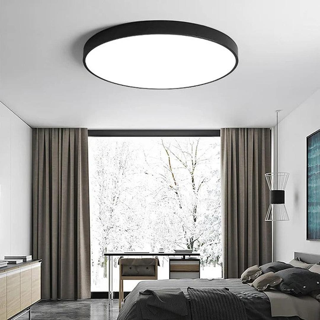 Okrągła lampa sufitowa LED w nowoczesnym stylu – widok produktu 20 | Nuvira Home