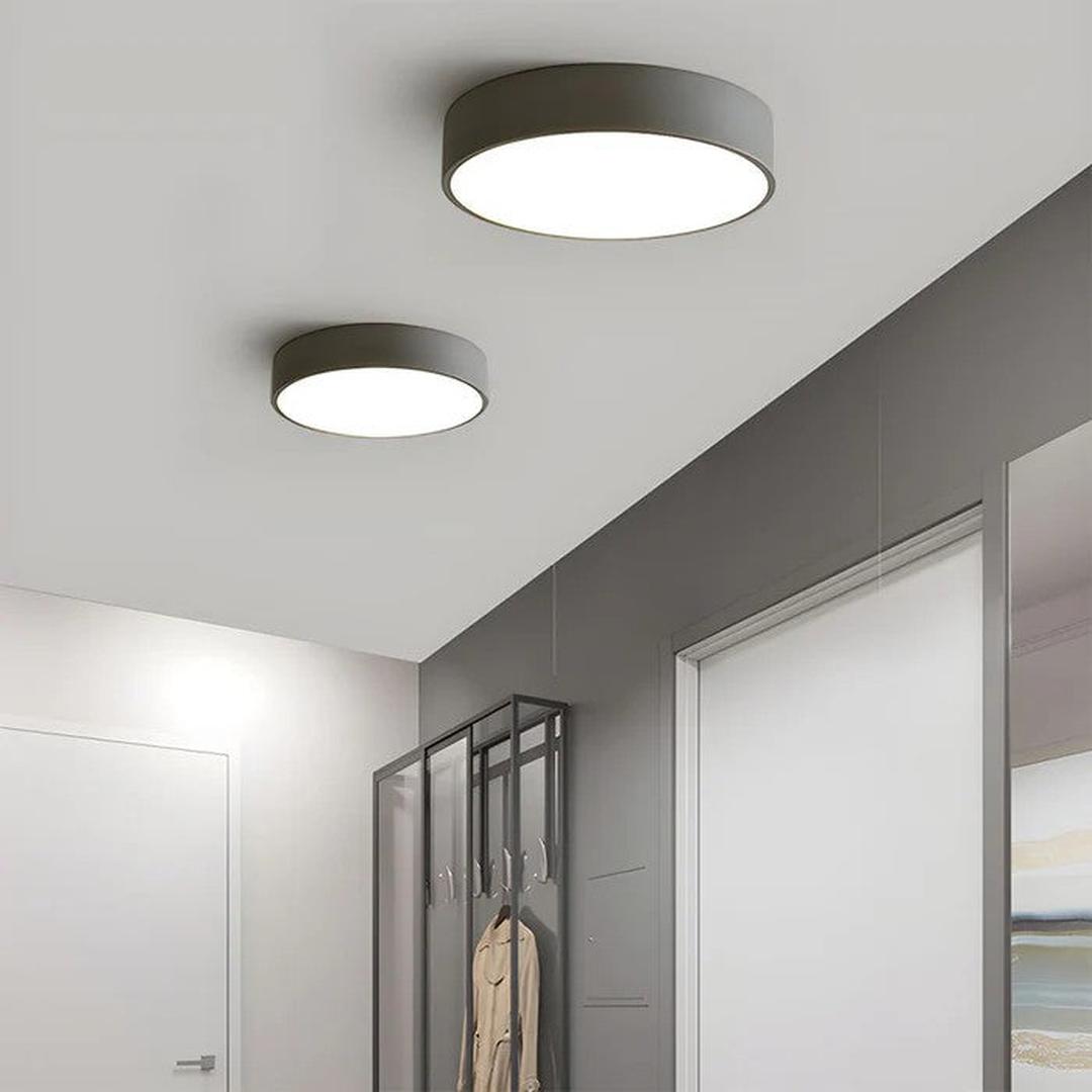Okrągła lampa sufitowa LED w nowoczesnym stylu – widok produktu 26 | Nuvira Home
