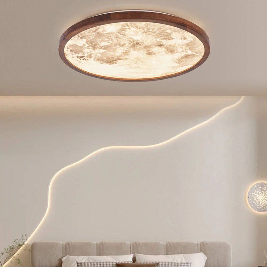 Okrągła lampa sufitowa Lunar – widok produktu 3 | Nuvira Home