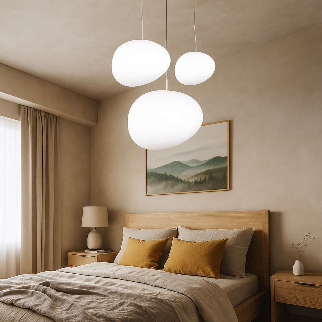 Okrągła Lampa Sufitowa Wisząca – Do Jadalni – widok produktu 7 | Nuvira Home