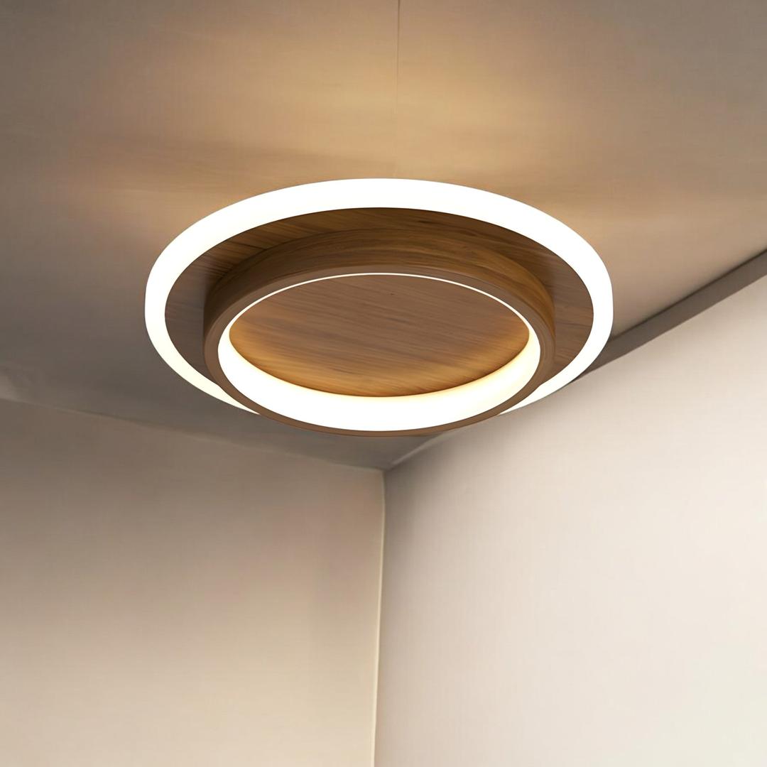 Okrągła Natynkowa Lampa Sufitowa LED – Regulowane Oświetlenie – widok produktu 7 | Nuvira Home