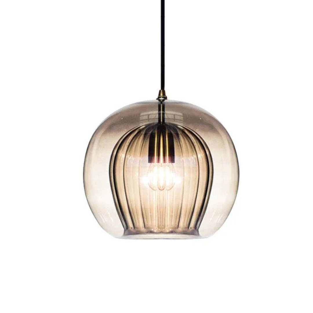 Okrągła Szklana Lampa Wisząca Do Kuchni – widok produktu 11 | Nuvira Home