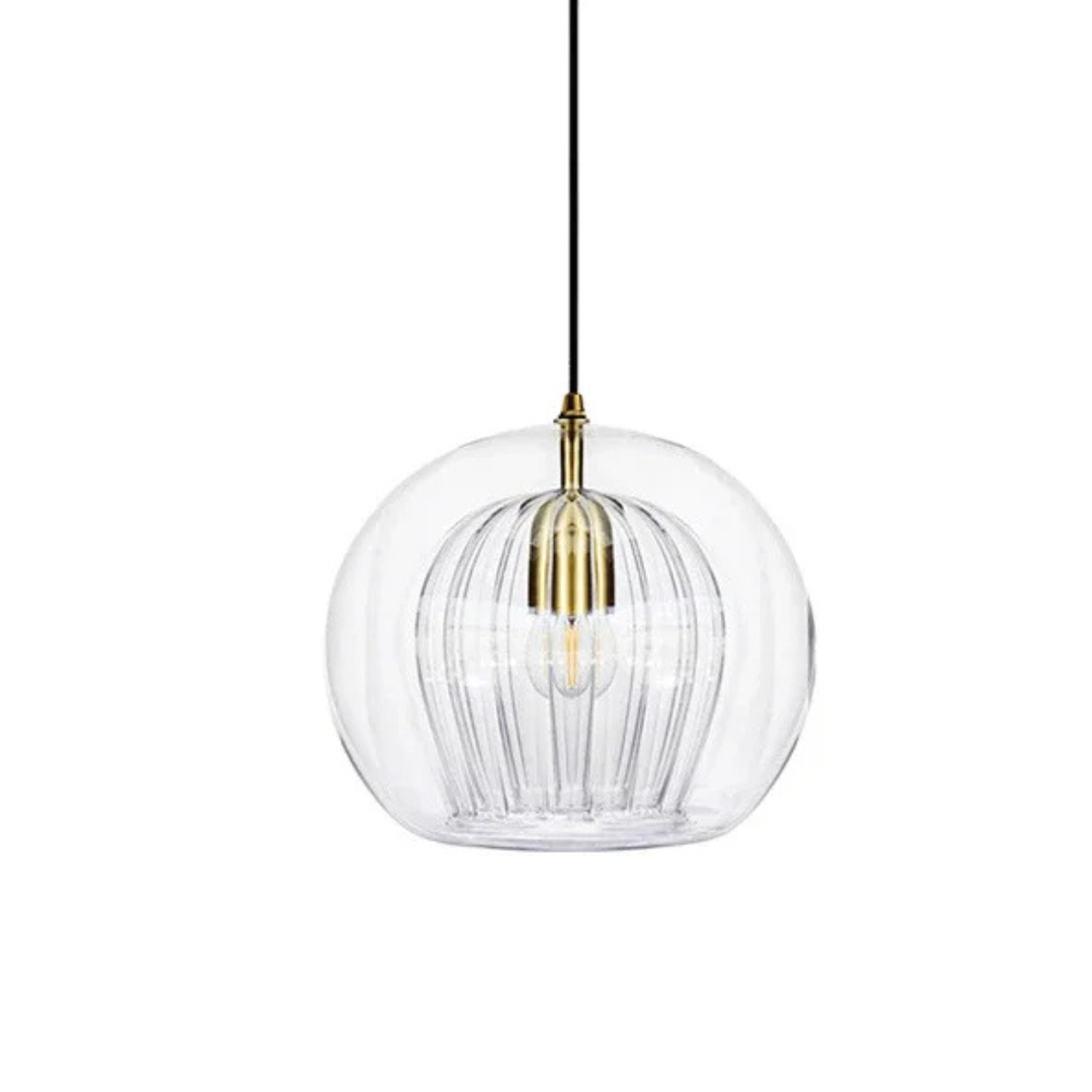 Okrągła Szklana Lampa Wisząca Do Kuchni – widok produktu 16 | Nuvira Home