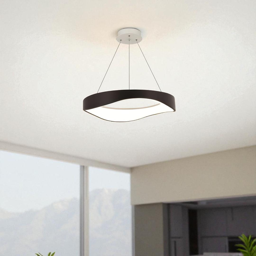 Okrągłe Lampy Wiszące W Kształcie Fali – Regulowane – widok produktu 6 | Nuvira Home