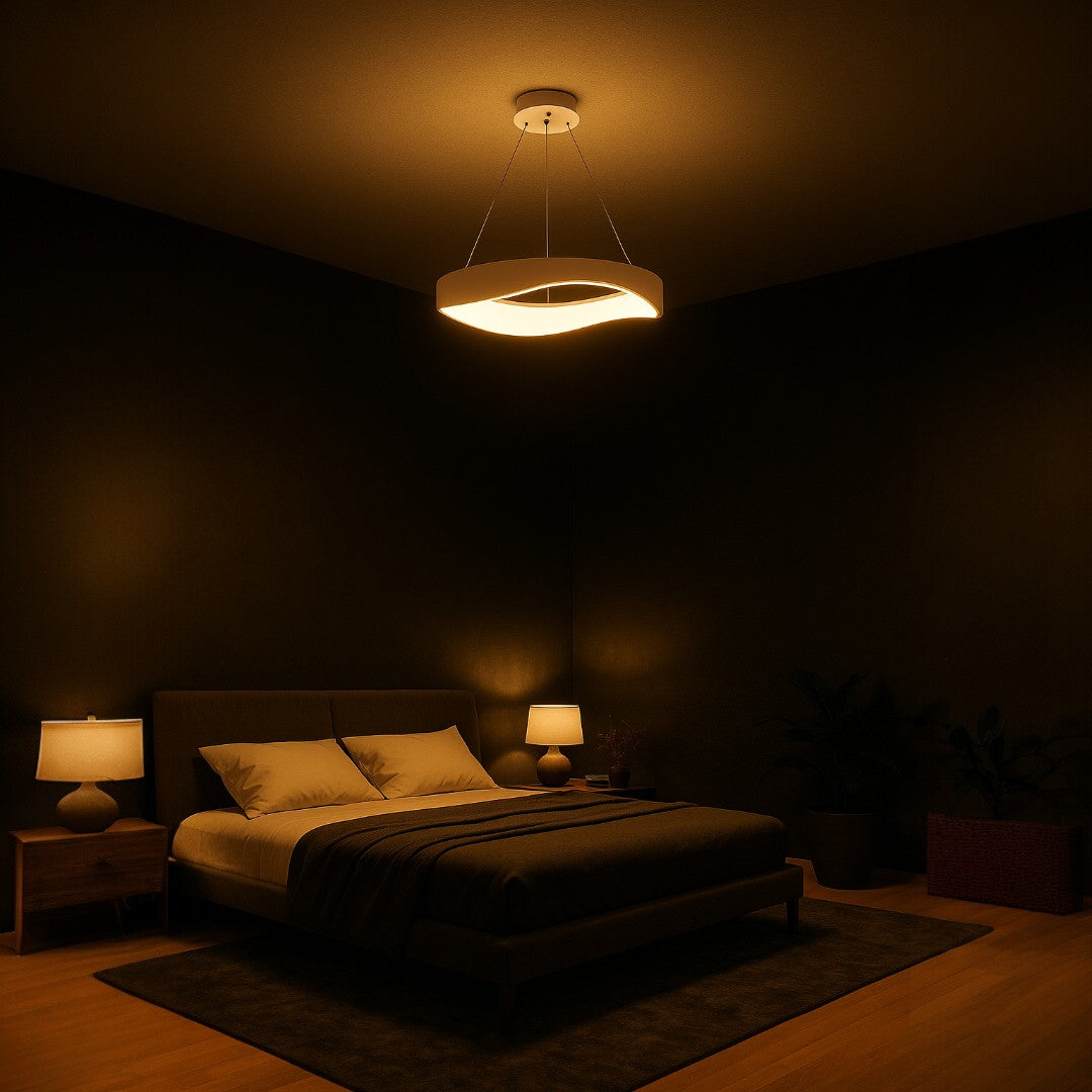 Okrągłe Lampy Wiszące W Kształcie Fali – Regulowane – widok produktu 7 | Nuvira Home