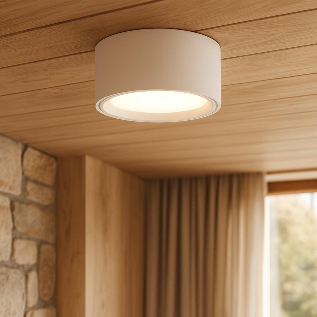 Okrągłe Reflektory Sufitowe LED – Montaż Natynkowy – widok produktu 1 | Nuvira Home