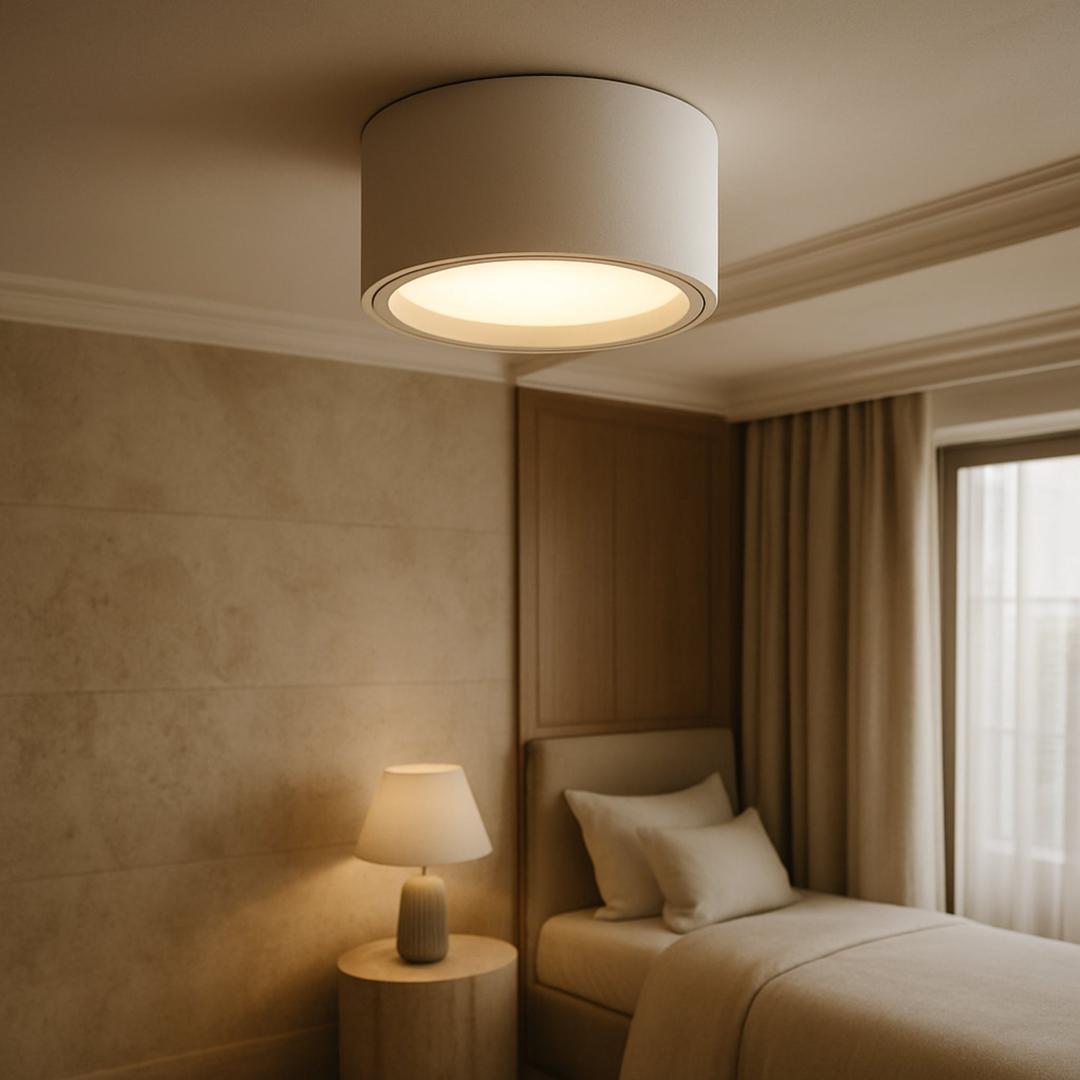 Okrągłe Reflektory Sufitowe LED – Montaż Natynkowy – widok produktu 2 | Nuvira Home