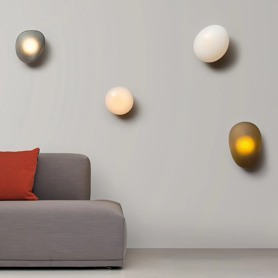 Organiczna minimalistyczna lampa ścienna – widok produktu 15 | Nuvira Home