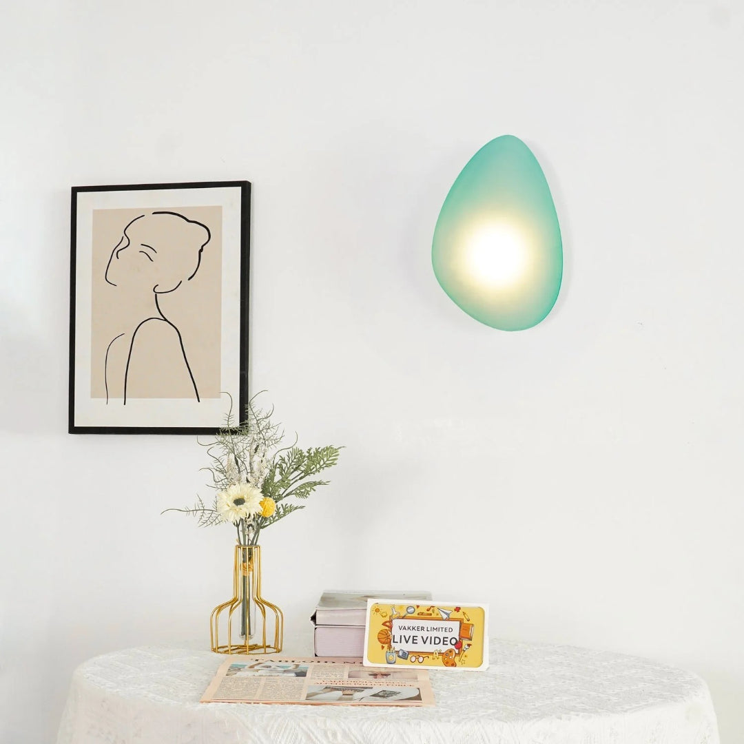 Organiczna minimalistyczna lampa ścienna – widok produktu 21 | Nuvira Home