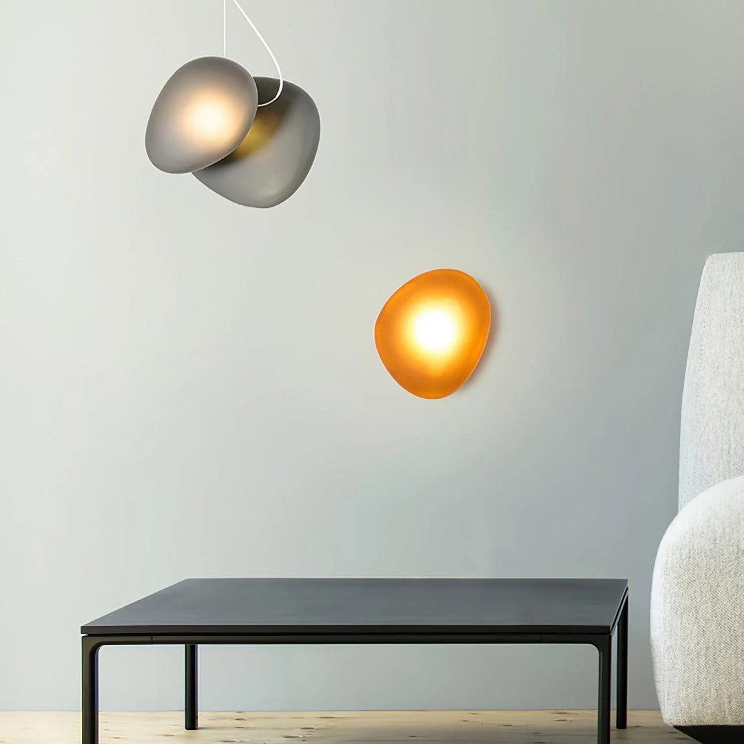 Organiczna minimalistyczna lampa ścienna – widok produktu 23 | Nuvira Home