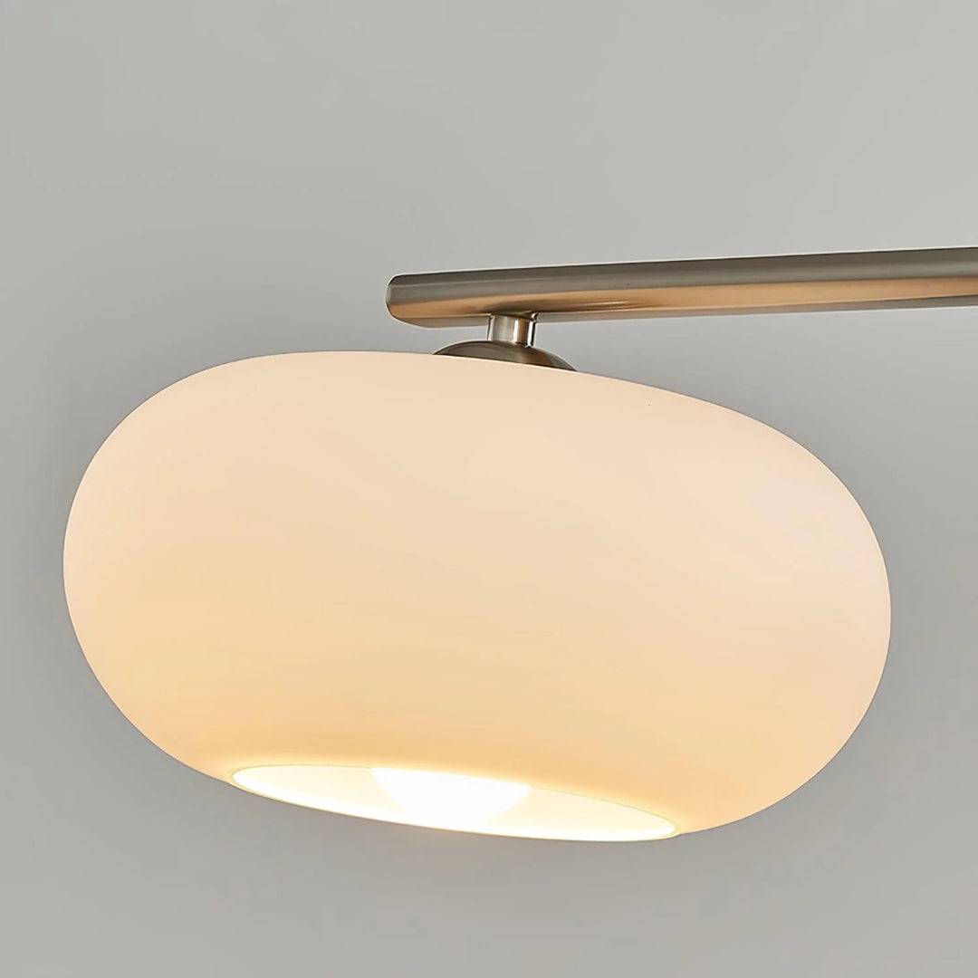 Owalna potrójna lampa wisząca ze szkła – widok produktu 20 | Nuvira Home