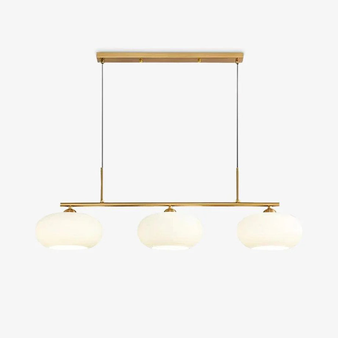 Owalna potrójna lampa wisząca ze szkła – widok produktu 33 | Nuvira Home